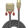 LINDY 36194 Gold Line HDMI to DVI-D Adapter Cable 1.00m Grey Single Link 1080p