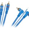KABEL RCAx2-RCAx2 5m+ŻY.STER.PROSTY+KĄT.