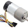 Pololu 100:1 Metal Gearmotor 37Dx73L mm 24V with 64 CPR Encoder (Helical Pinion)