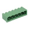 6-Way 5.00mm Horizontal PCB Header Closed Ends 15A 300V