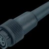 99 0606 00 03 Cable socket bayonet, series 678, 3-pin, unshielded, solder, IP4