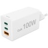 Hama 201997 GaN USB charger 2x USB-C 1x USB-A 100 W White