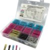 Butt connector assortment, heat shrink insulation, 0.3 mm² to 6.0 mm², 340 pieces, 2011C397