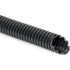 Corrugated hose, inside Ø 35.5 mm, outside Ø 42.5 mm, BR 60 mm, PA, black, 166-11506