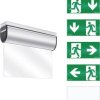 ESYLUX EN10031663 Oznakowanie drogi awaryjnej z podświetleniem EEK G (A - G) Montaż sufitowy w górę, w lewo, w prawo, w