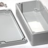 Aluminum die cast enclosure, (L x W x H) 175 x 80 x 52 mm, gray (RAL 7046), IP68, 1590Z130GY