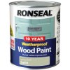 Ronseal 38790 10 Year Weatherproof Wood Paint Spring Green Satin 750ml