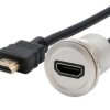 Adapter interfejsów złącze B HDMI żeńskie rodzaj A Męski rodzaj B Żeńskie Exsys