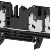 Through terminal block, snap-in, 4.0 mm², 32 A, 8 kV, black, 3109480000