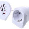 Adapter podróżny kraj 1 Australia, Europa, Włochy, Szwajcaria, Wielka Brytania, USA kraj 2 Europa, Izrael 16A złącze 1