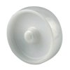 Kółko do wózka, Nylon twardy, Poliamid, Biały, obc.: 600kg, śred.: 200mm, szer.: 46mm