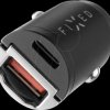 FIXCC30M-CU-BK USB charger, 30 W, 5 - 20 V, 3 A, 1x USB-C, 1x USB-A, car, black