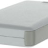ABS remote control enclosure, (L x W x H) 71.5 x 39.3 x 11.5 mm, light gray/white (RAL 9002), 13120.30