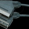 SCART cable, 2x 21-pin SCART plug, 0.60 metres