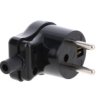 Wtyczki Wtyczka Kątowa Z Uziemieniem, Skręcana Czarny Wk-1Zc