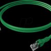 CPP1OGAGAG0005 Cat.6a patch cable, DualBoot, PushPull, S/FTP, green, 0.5 m