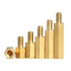M3 Male Brass Standoff - Distance Spacer - Support - 10 pcs