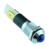 Blue LED 12mm Metal Panel Indicator 12V