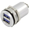 TruComponents 240903 USB A double mounted skt 3.0