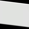 Compartment door, rectangular, sheet steel, (W x H x D) 600 x 350 x 25 mm, light gray, for built-in installation devices, 8PQ203