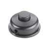 interBär 8009-604.01 Footswitch Black Off/On 6A Snap-On Strain Relief