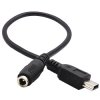Mini USB Male to DC 2.1/5.5 Female Adapter Cable