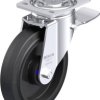 Blickle 851908 LH-POEV 200XKA-ST Rolka obrotowa z blachy stalowej Średnica koła: 200 mm Maksymalne obciążenie: 500 kg 1