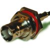 BNC panel socket 50 Ω, RG-174, RG-188, RG-316, LMR-100A, Belden 7805A, RG-174LL, crimp connection, straight, 112234