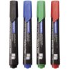 Magnetoplan 12281 Pens Markers Correction Black Blue Red White Pack