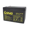 Long WPL7.2-12 AGM Battery 12V 7.2Ah Maintenance-Free Low Self-Discharge