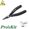 Szczypce zagięte, precyzyjne ESD, 140mm, Proskit 1PK-105-E