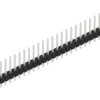 Pin header, 30 pole, pitch 2.54 mm, straight, black, 10048361