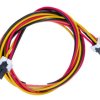 Kabel przewód-płytka, Mini-Fit TPA2, 600 V AC/DC, 9 A, raster: 4.2mm, 1m, Okrągły, Cyna, Czarny, Pomarańczowy,