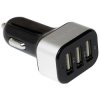 LogiLink PA0082 Car USB Charger 25.5W 3x USB-A Black