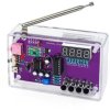 Radio FM z wyświetlaczem LED i przezroczystą obudową DIY KIT