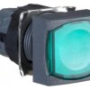 ZB6CF3 Przełącznik przyciskany 16mm Poz.stab 2 zielony ZB6Z Poz 2
