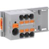 Blok rozdzielczy PTFIX 10/6X4-NS35 GY, szare złącze przemysłowe - 6 punktów przyłączeniowych o przekroju 4mm2