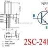 Tranzystor 2SC2482 NPN 300V 0.1A 0.9W; TO92