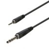 Przyłącze Jack 3.5 - Jack 6.3 stereo: 3m ROXTONE