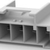 Socket header, 5 pole, pitch 6 mm, straight, gray, 1-1969688-5