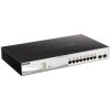 D-Link DGS-1210-10MP 10-Port Gigabit PoE+ Smart Managed Switch including 2 SFP