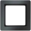 Berker Q.1 Ramka kontrastowa 1-krotna antracyt aksamit Q.1 10116045