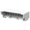 Pin header, 8 pole, pitch 2.5 mm, straight, natural, 1744418-8