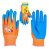 Rękawice ochronne Kids roz. 2 dla dzieci pomarańczowo-niebieskie CB-7316