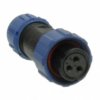 Gniazdo; SP1310/S3I-N; 3 tory; lutowany; 2,0mm2; 4-6,5mm; SP13; na przewód; IP68; 13A; 250V; Weipu; RoHS