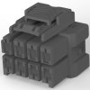Plug housing, 8 pole, pitch 6 mm, straight, gray, 5-2232266-4