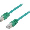 Patch cord F/UTP, Cat 5e, wtyk RJ45 z obu stron, linka, CCA, 2m PP22-2M/G