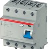 RCCB, Typ A, 4-biegunowy, 63A, 30mA, ABB SISSLINE TP 400V ac