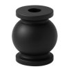 Wibroizolator 15mm/15mm - średnia twardość - czarny - tłumik drgań, damper, amortyzator - 1 szt