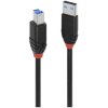 LINDY 43227 USB cable USB 3.2 Gen 1 USB-A to USB-B 10m Black